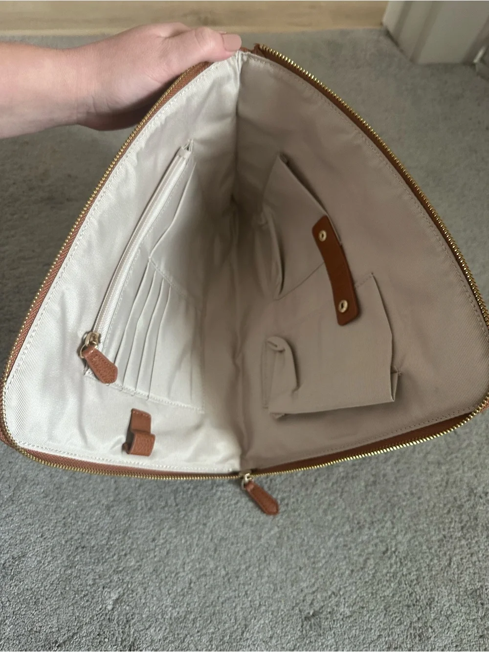 Leather TCS World Travel Document Organizer